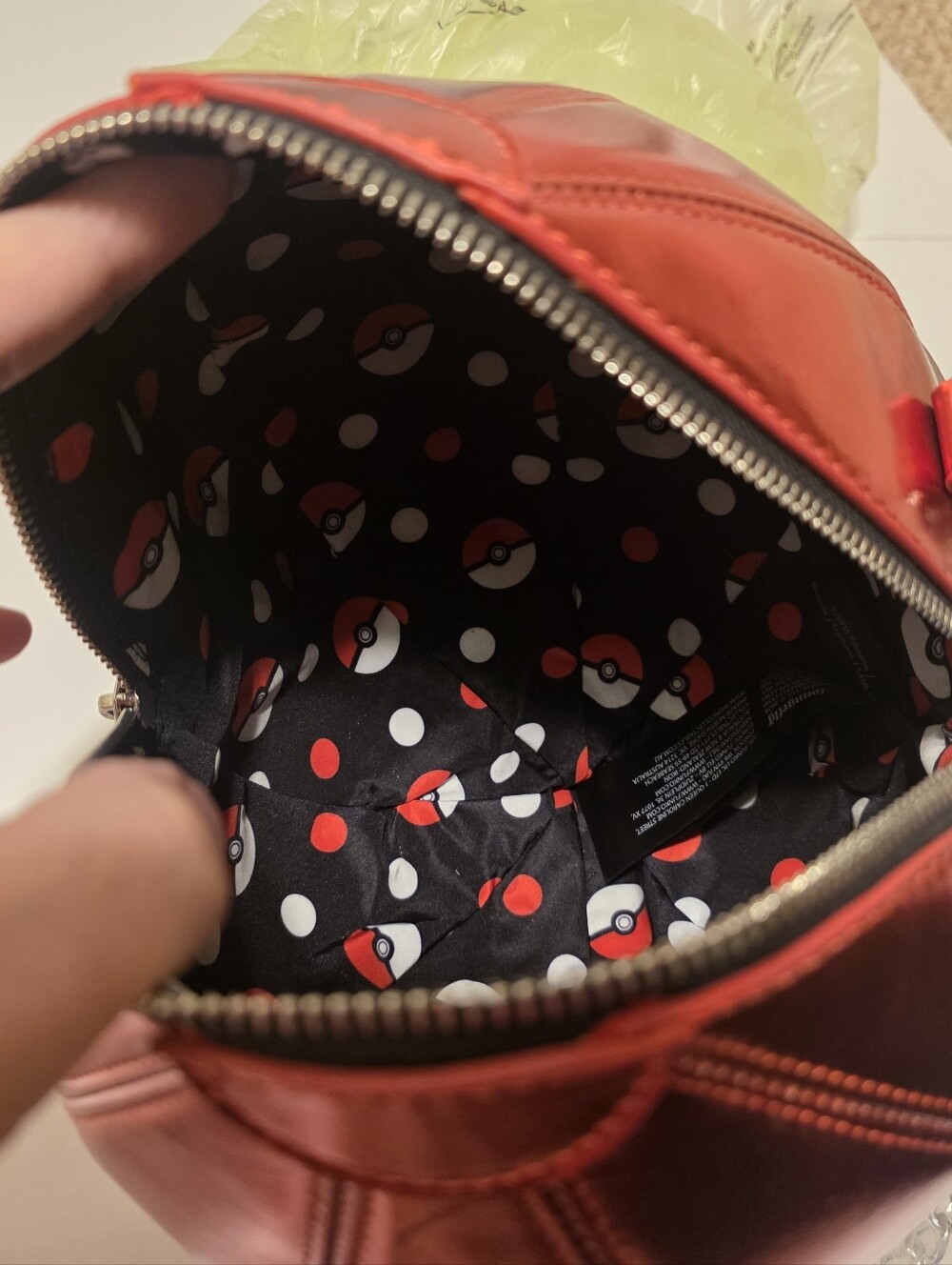Loungefly Metallic Pokeball Crossbody Bag NWT - Picture 6 of 6